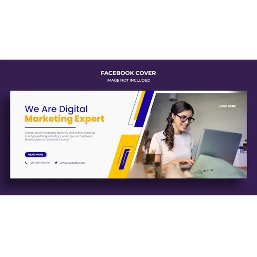 Corporate business agency Facebook cover and web banner template