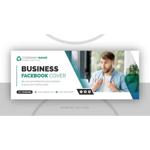 Corporate Business Digital Marketing Agency Facebook Cover and Web Banner Design Template