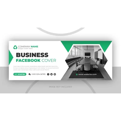 Corporate business digital marketing agency facebook cover and web banner design template