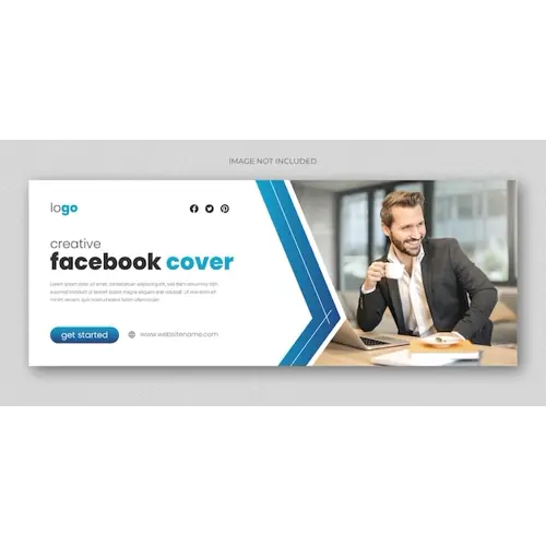 Corporate business digital marketing agency facebook cover and web banner design template