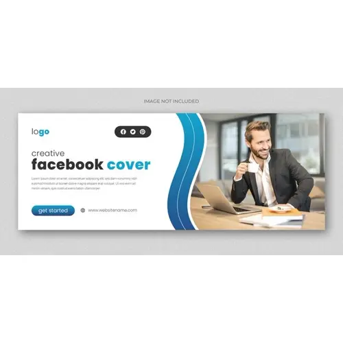 Corporate business digital marketing agency facebook cover and web banner design template