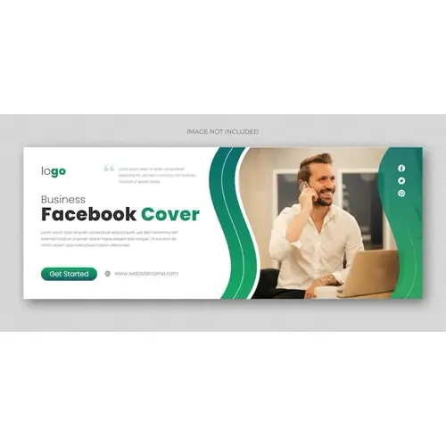 Corporate business digital marketing agency facebook cover and web banner design template