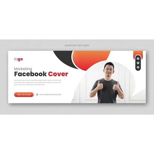 Corporate business digital marketing agency facebook cover and web banner design template