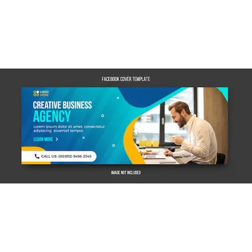 Corporate and business facebook cover template