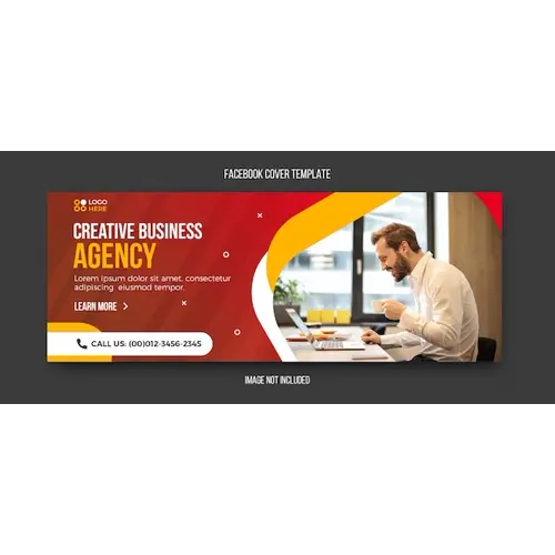 Corporate and business facebook cover template