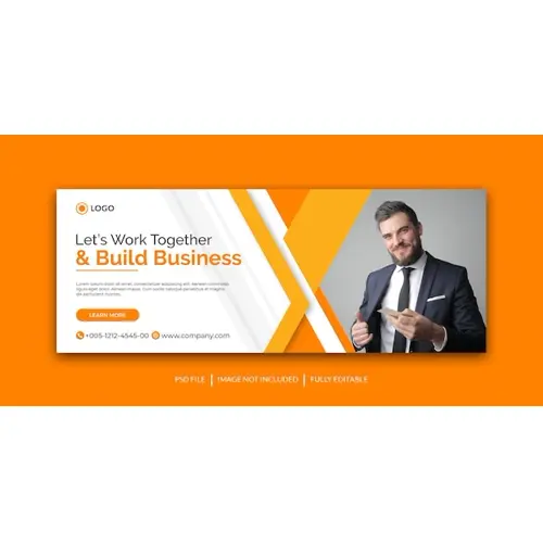 Corporate business marketing promotion facebook and social media cover template
