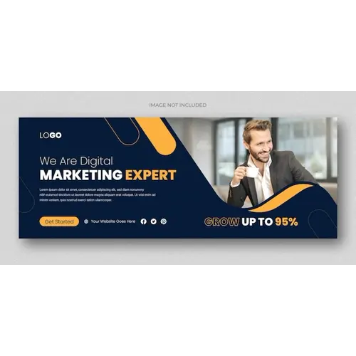 Corporate business social media facebook cover and web banner template