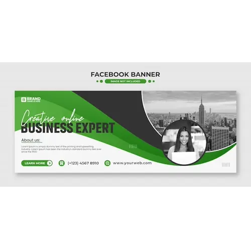 Corporate and digital business marketing promotion facebook cover design