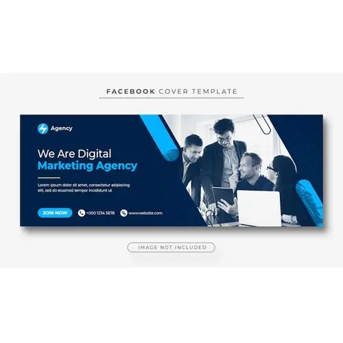 Corporate and digital business marketing promotion facebook cover photo and web banner