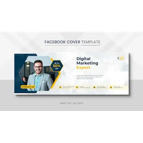 Corporate Facebook cover Banner post and corporate social media banner post template
