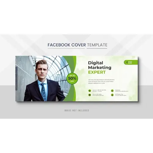 Corporate Facebook cover Banner post and corporate social media banner post template