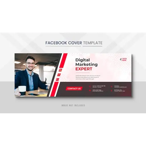 Corporate Facebook cover Banner post and corporate social media banner post template
