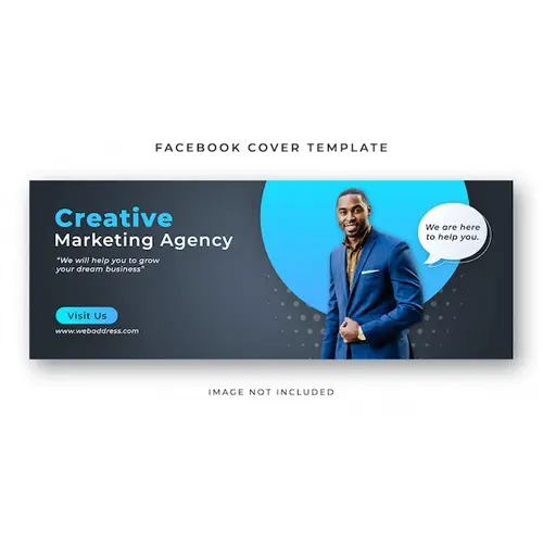 Corporate facebook cover banner template