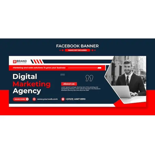 Corporate facebook cover and social media cover template