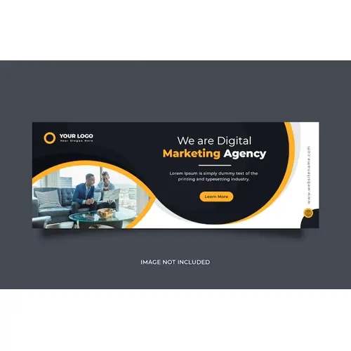 Creative business facebook cover banner design
