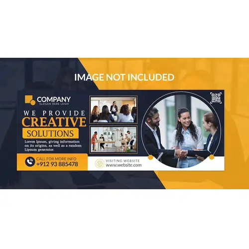 Creative business solution Facebook cover design