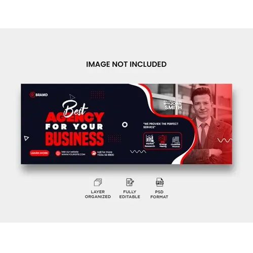 Creative business solutions Facebook cover web banner or social media banner template