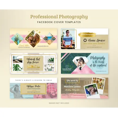 Creative Photography Facebook Cover Templates for Professional Photographers