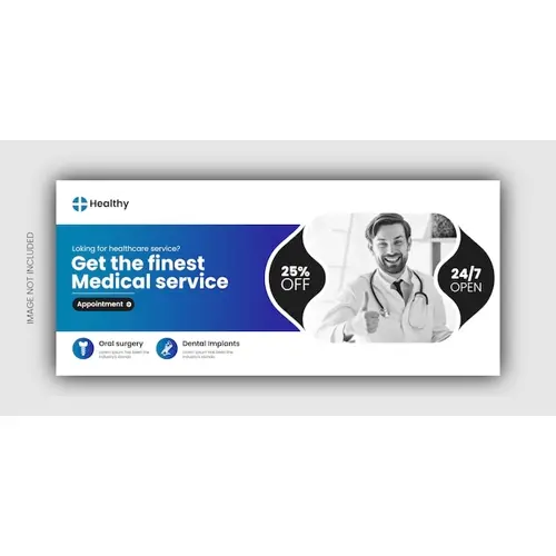 Dental Health Care Facebook Cover Or Web Banner Design