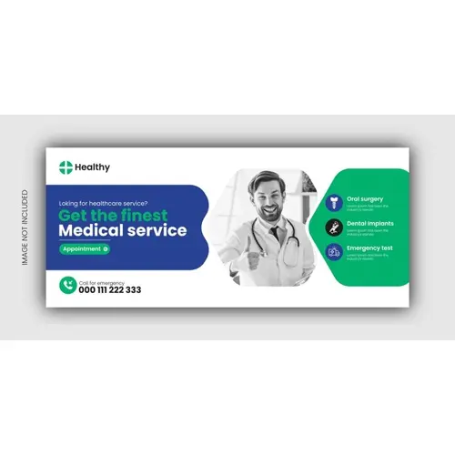 Dental Health Care Facebook Cover Or Web Banner Design
