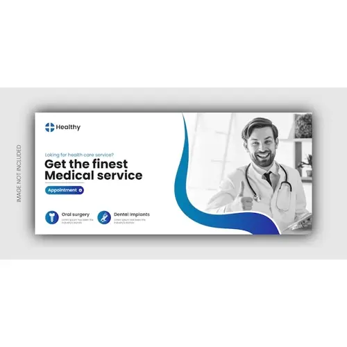Dental Health Care Facebook Cover Or Web Banner Design