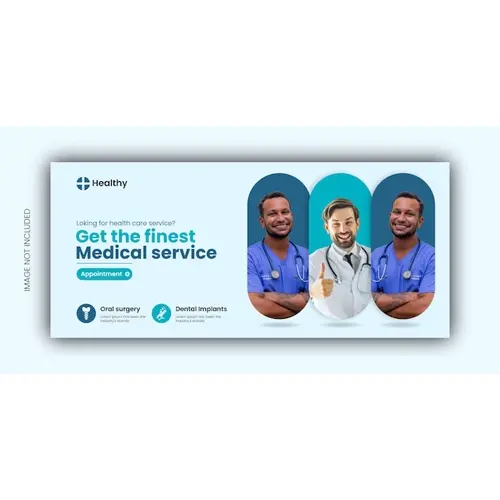 Dental Health Care Facebook Cover Or Web Banner Design