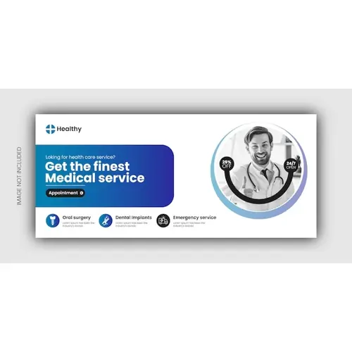 Dental Health Care Facebook Cover Or Web Banner Design
