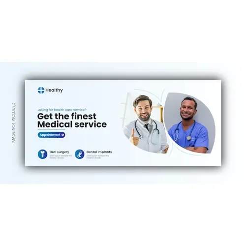 Dental Health Care Facebook Cover Or Web Banner Design