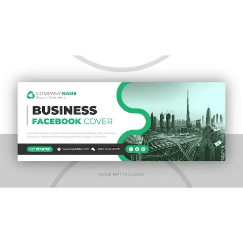 Digital business marketing promotion timeline corporate facebook cover and social media cover template