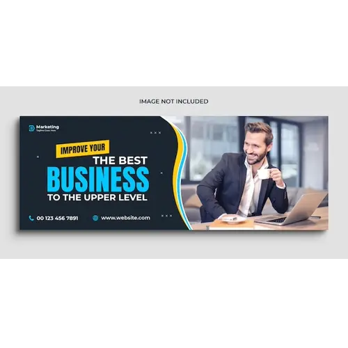 Digital business marketing promotion timeline facebook cover and social media cover template