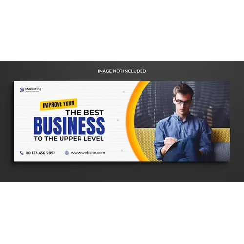 Digital business marketing promotion timeline facebook cover and social media cover template