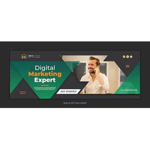 Digital and corporate business facebook cover template