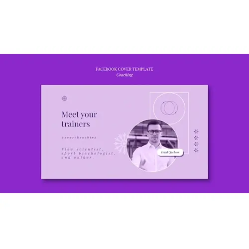 Digital lavender facebook cover