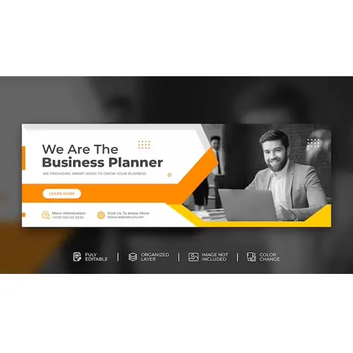 Digital marketing agency corporate business promotion facebook cover template free psd