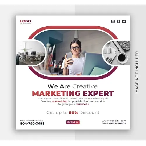 Digital marketing agency and corporate Facebook cover design template
