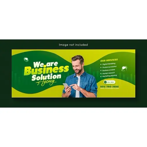 Digital marketing agency and corporate Facebook cover template design