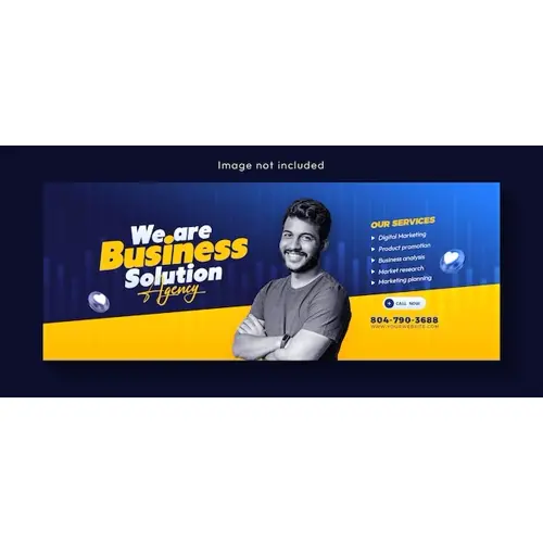 Digital marketing agency and corporate Facebook cover template design