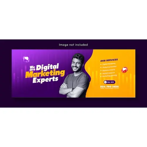 Digital marketing agency and corporate Facebook cover template design