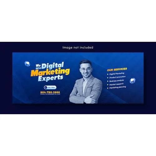 Digital marketing agency and corporate Facebook cover template design