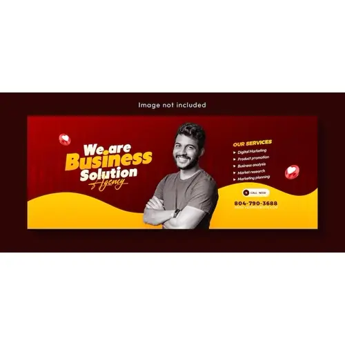 Digital marketing agency and corporate Facebook cover template design