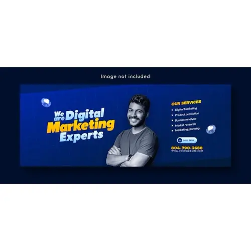 Digital marketing agency and corporate Facebook cover template design