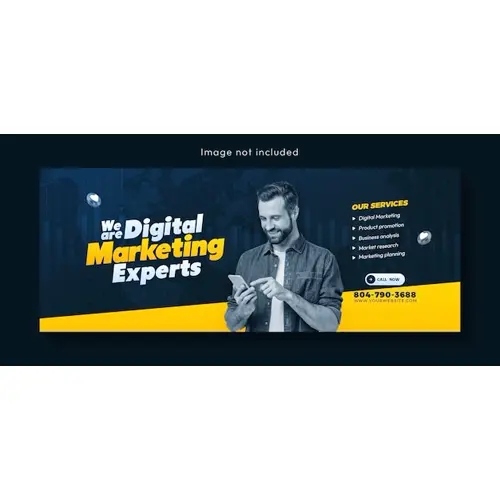 Digital marketing agency and corporate Facebook cover template design