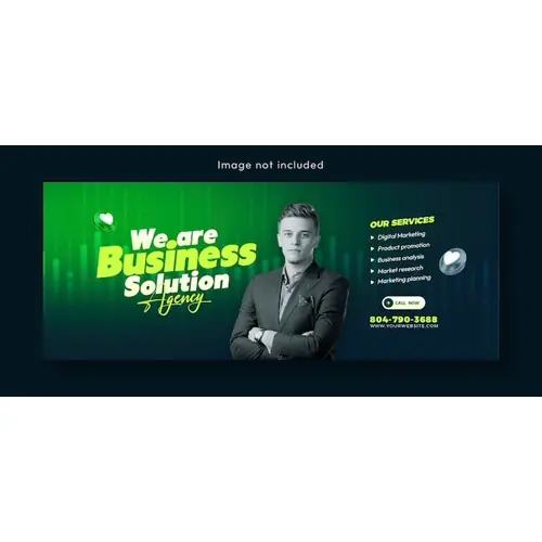 Digital marketing agency and corporate Facebook cover template design
