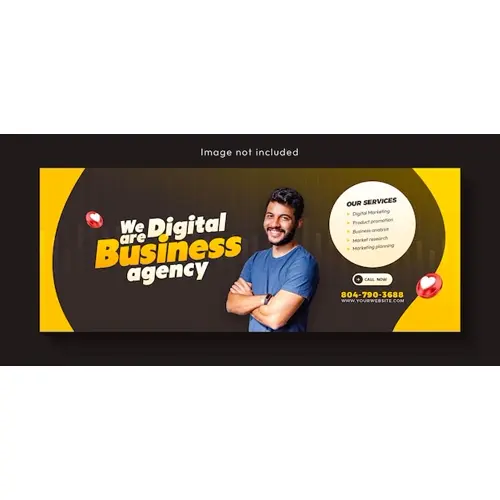 Digital marketing agency and corporate Facebook cover template design