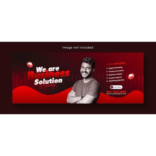 Digital marketing agency and corporate Facebook cover template design