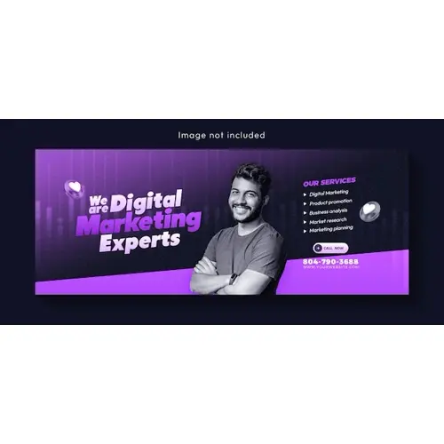 Digital marketing agency and corporate Facebook cover template design