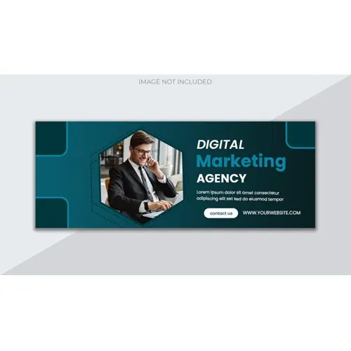 Digital marketing agency and corporate facebook cover template