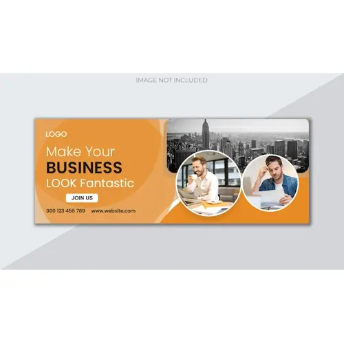 Digital marketing agency and corporate facebook cover template