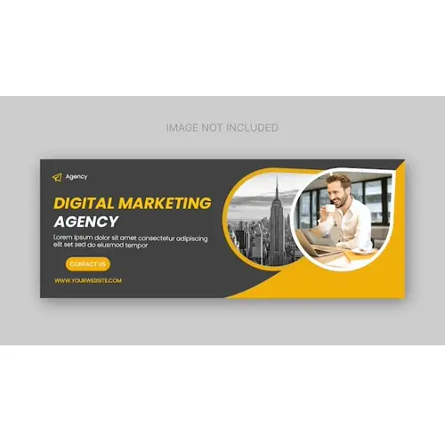 Digital marketing agency and corporate facebook cover template
