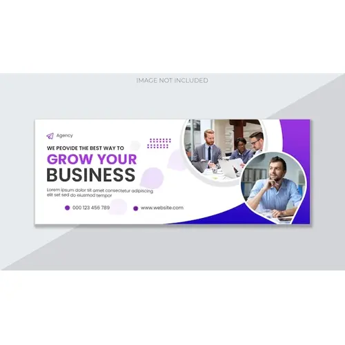 Digital marketing agency and corporate facebook cover template